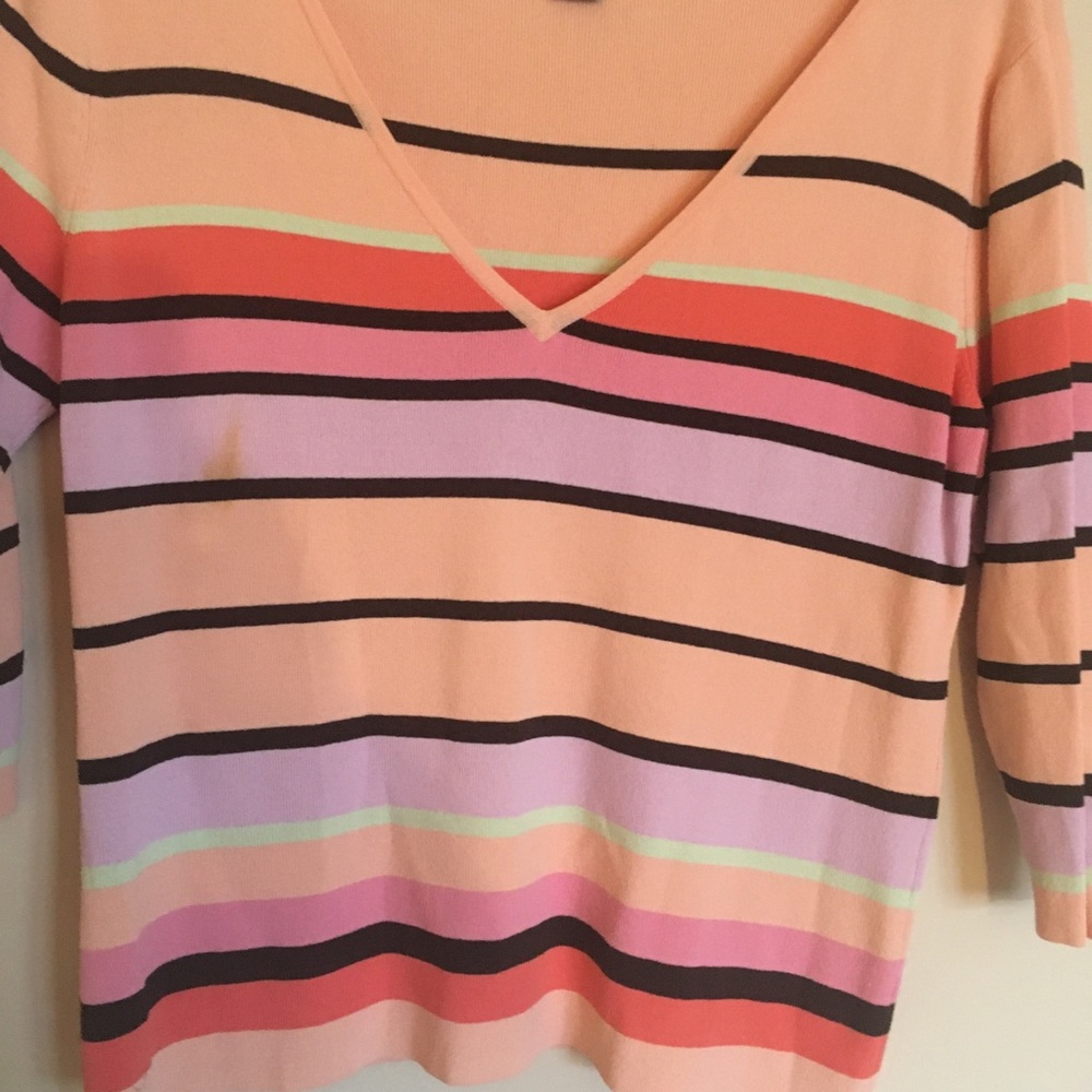 Women’s New York & Company Rainbow Sweater. Sz XL